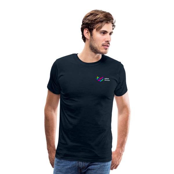 aeonpsRave - Minimalist Chest - Men's T-Shirt - deep navy