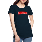 Box Logo - Women’s T-Shirt - deep navy