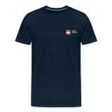 aeonpsSip - Minimalist Chest - Men's T-Shirt - deep navy