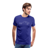 Integra Blueprint - Men's T-Shirt - royal blue